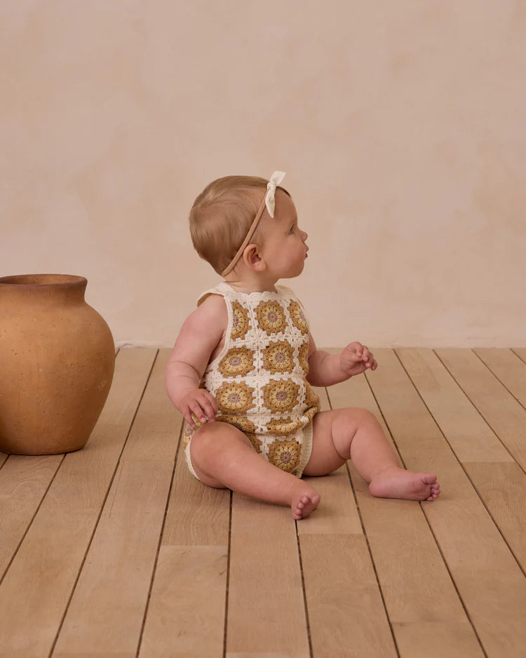 Crochet Romper || Marigold Daisy