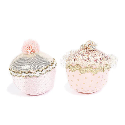 2 PIECE PLUSH TOY CUPCAKE SET