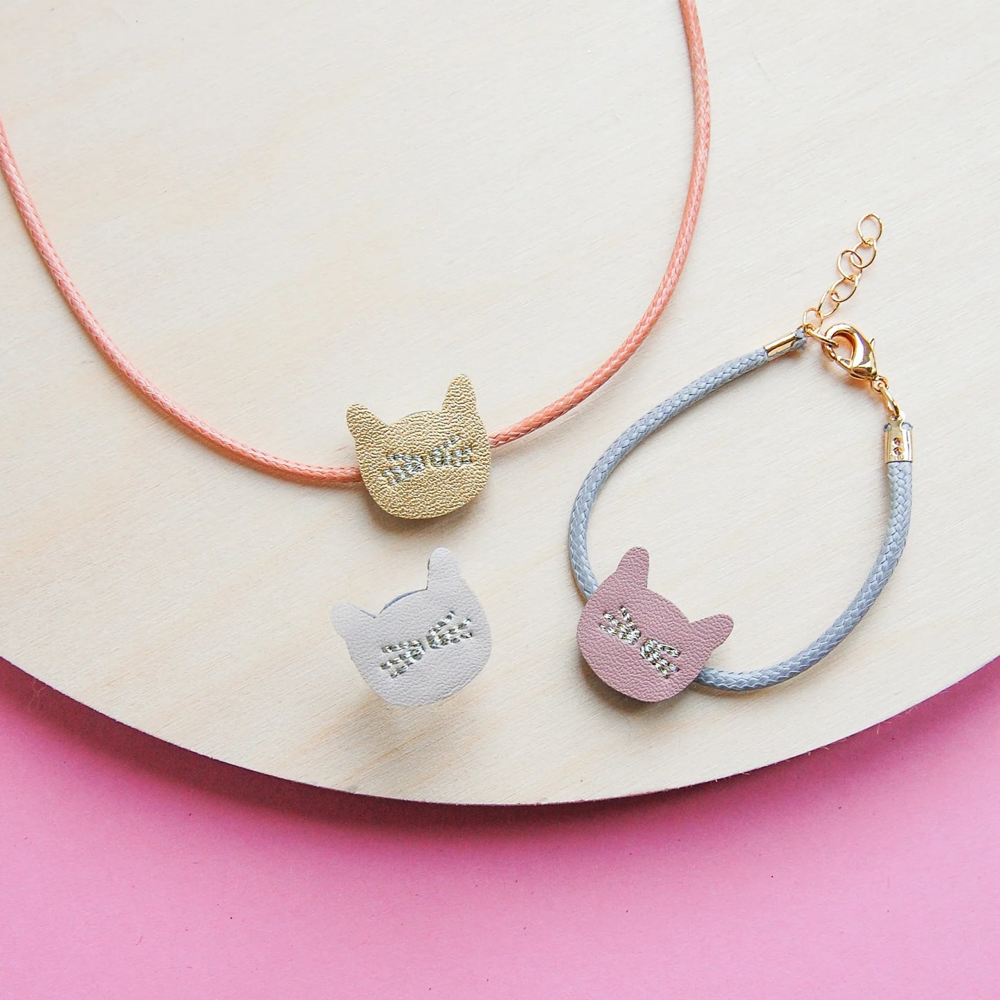 CUTE CAT JEWLERY SET