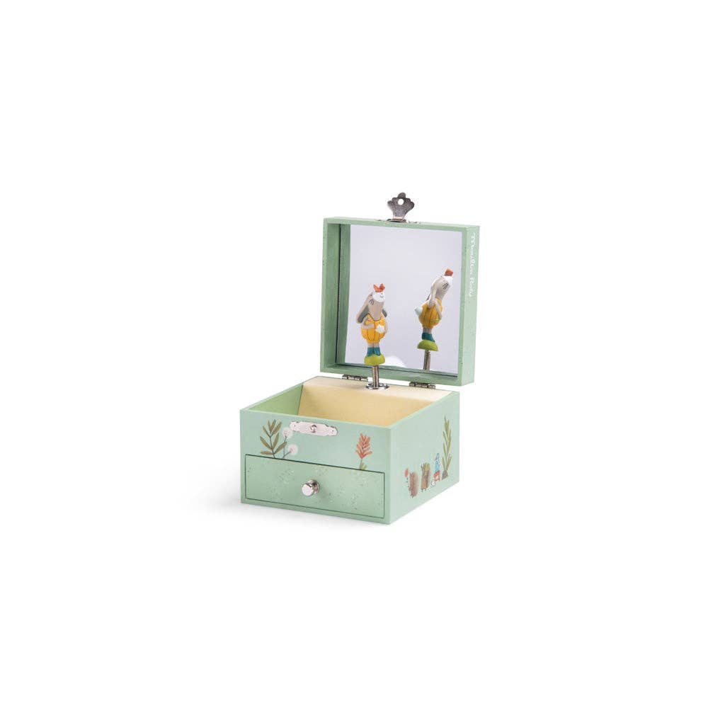 Musical jewellery box - Three Little Rabbits - Moulin Roty