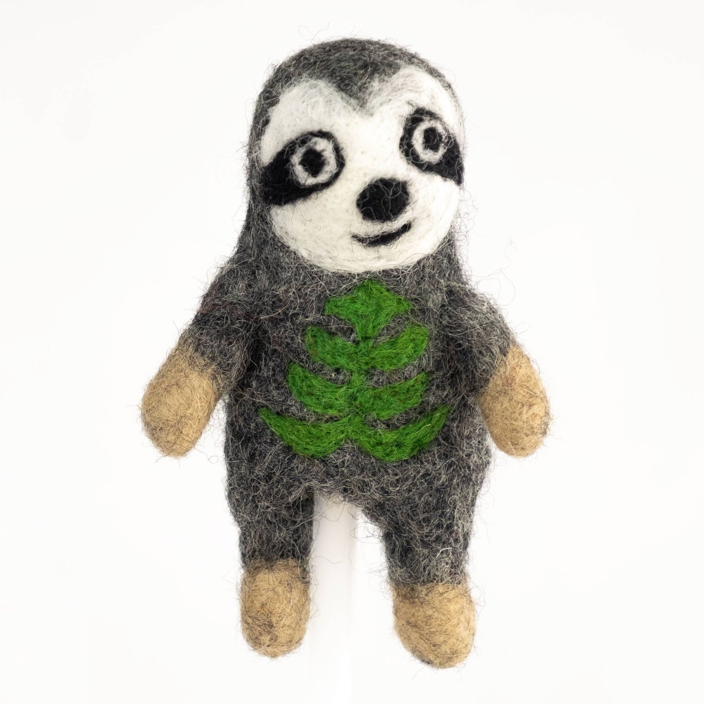 Felt Sloth Finger Puppets