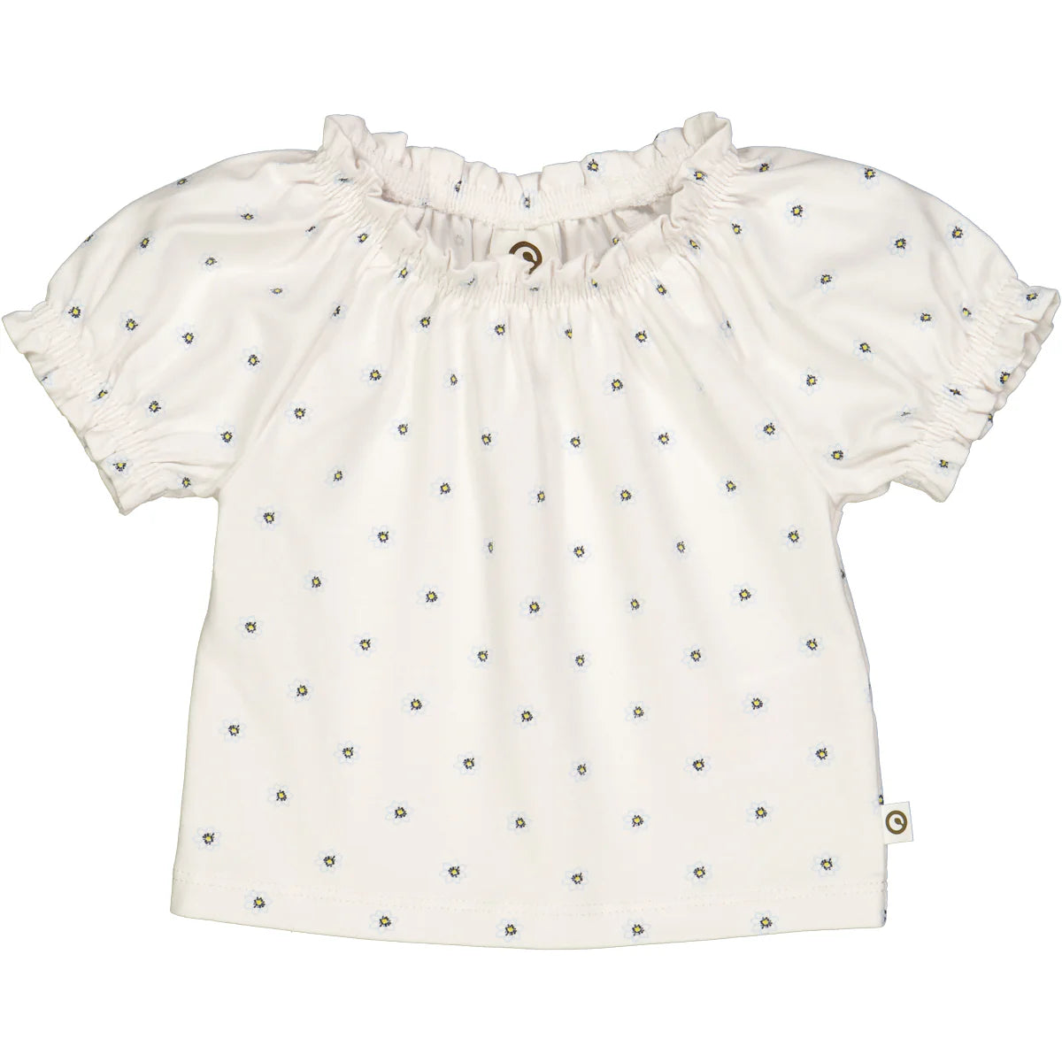 Daisy Puff Sleeve T-shirt with Floral Print + Cozy Bloomers
