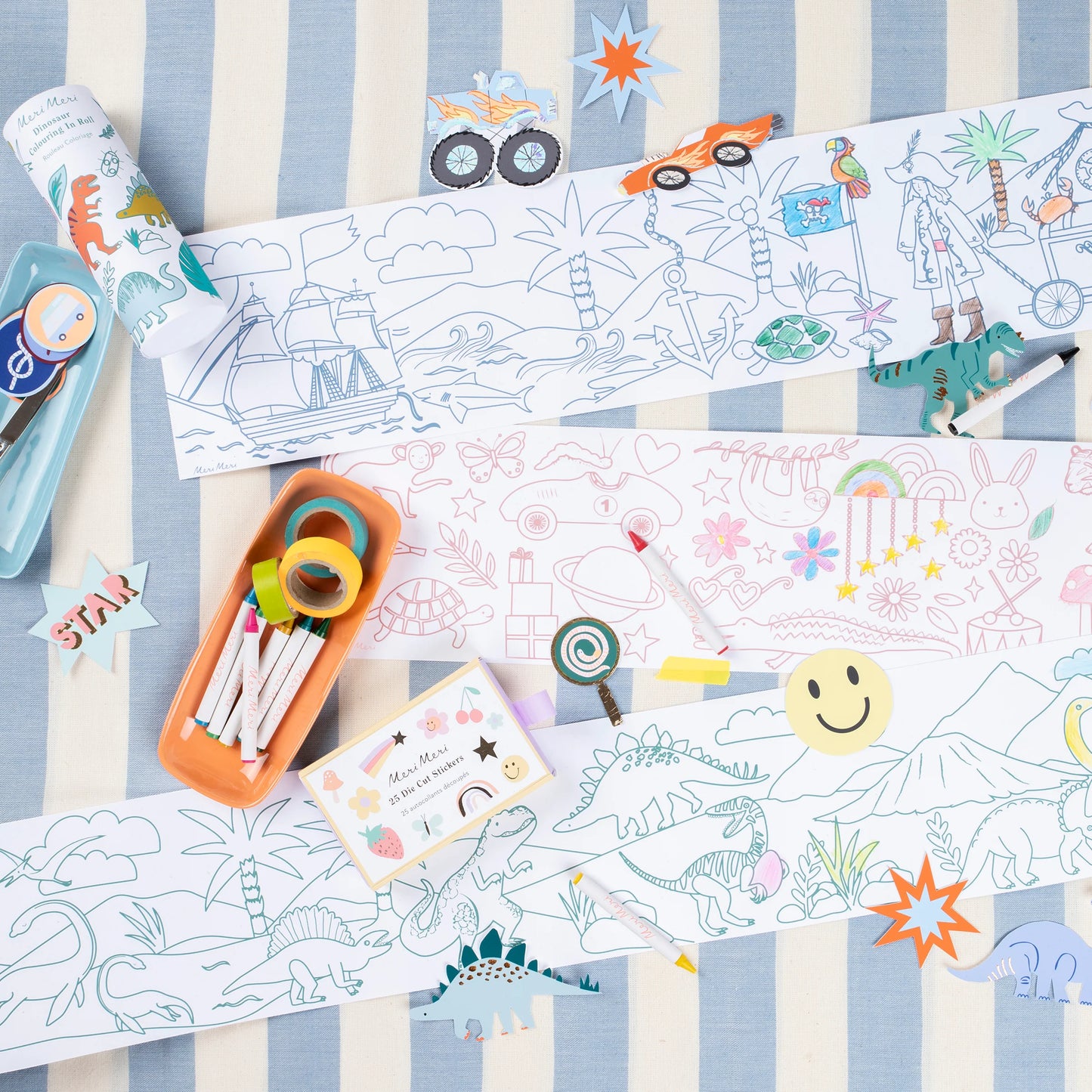Dinosaur Cloring Roll