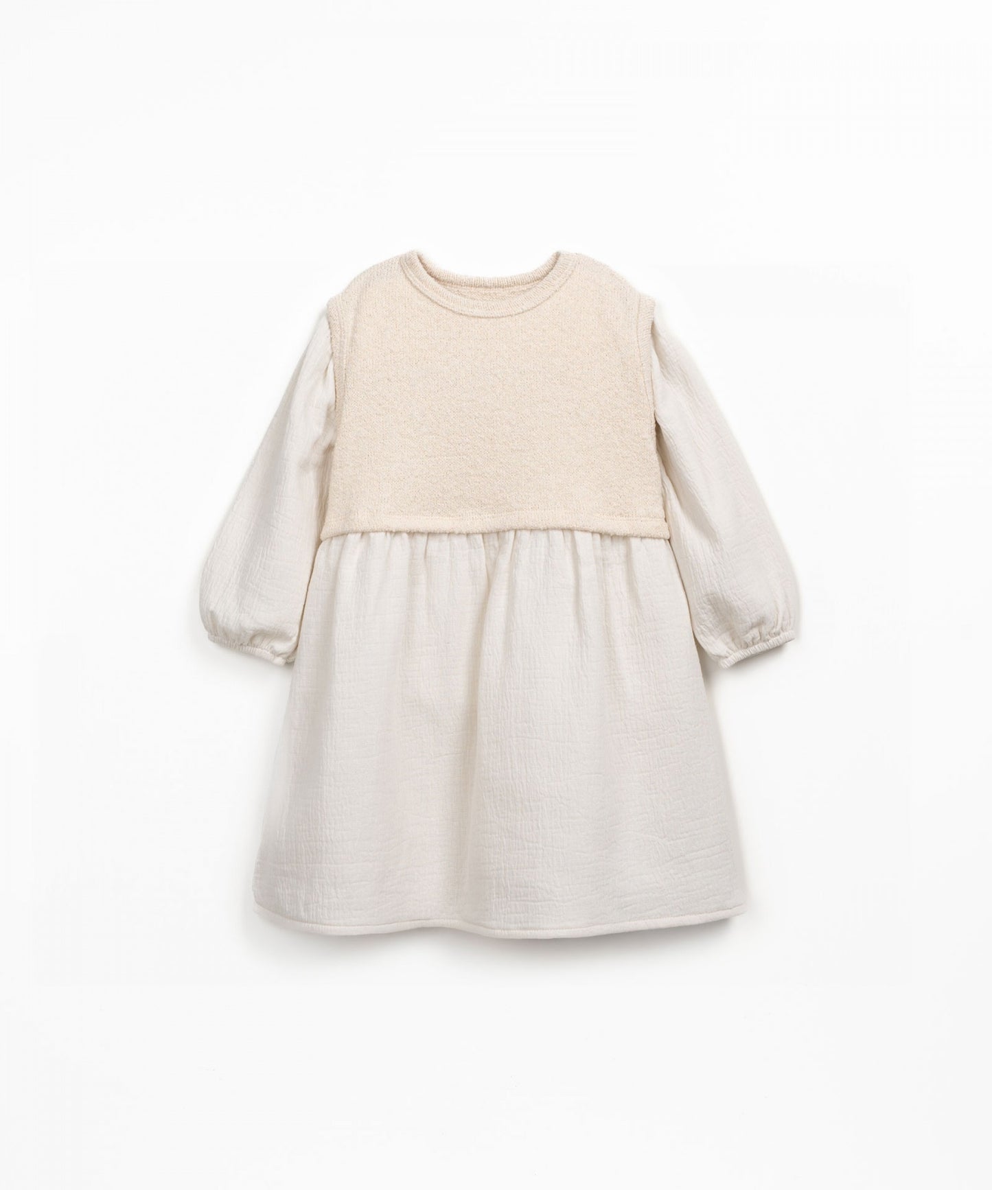 Dress with Gathered Waistband