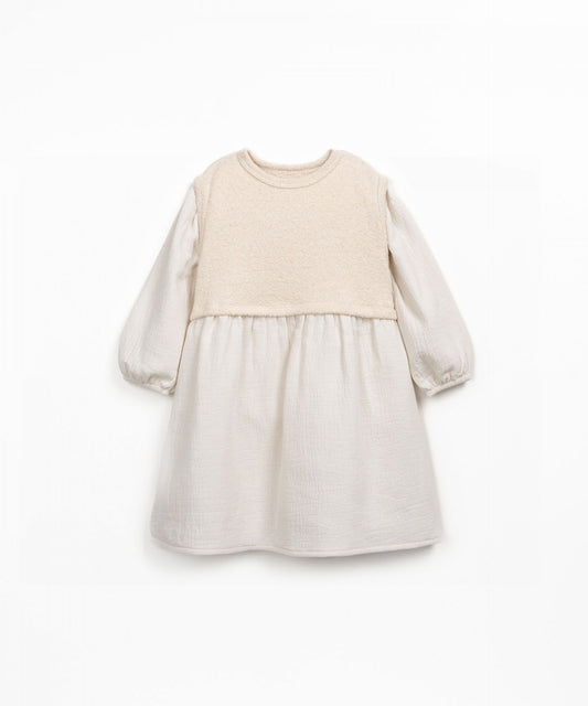 Dress with Gathered Waistband