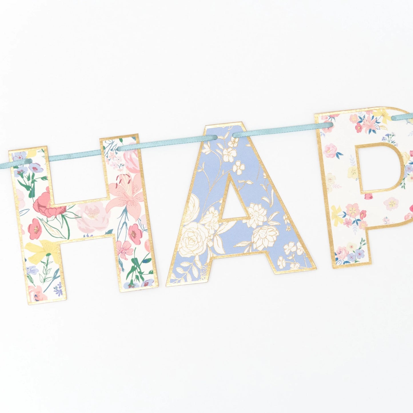 English Garden Birthday Banner