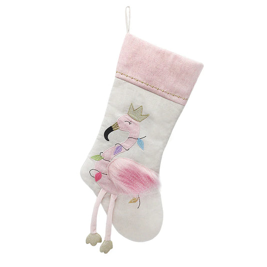 FESTIVE FLAMINGO STOCKING