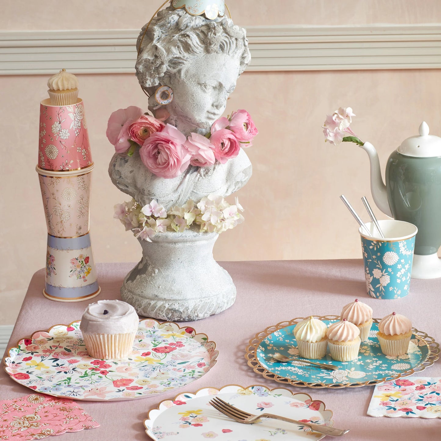 English Garden Party Cups (8)
