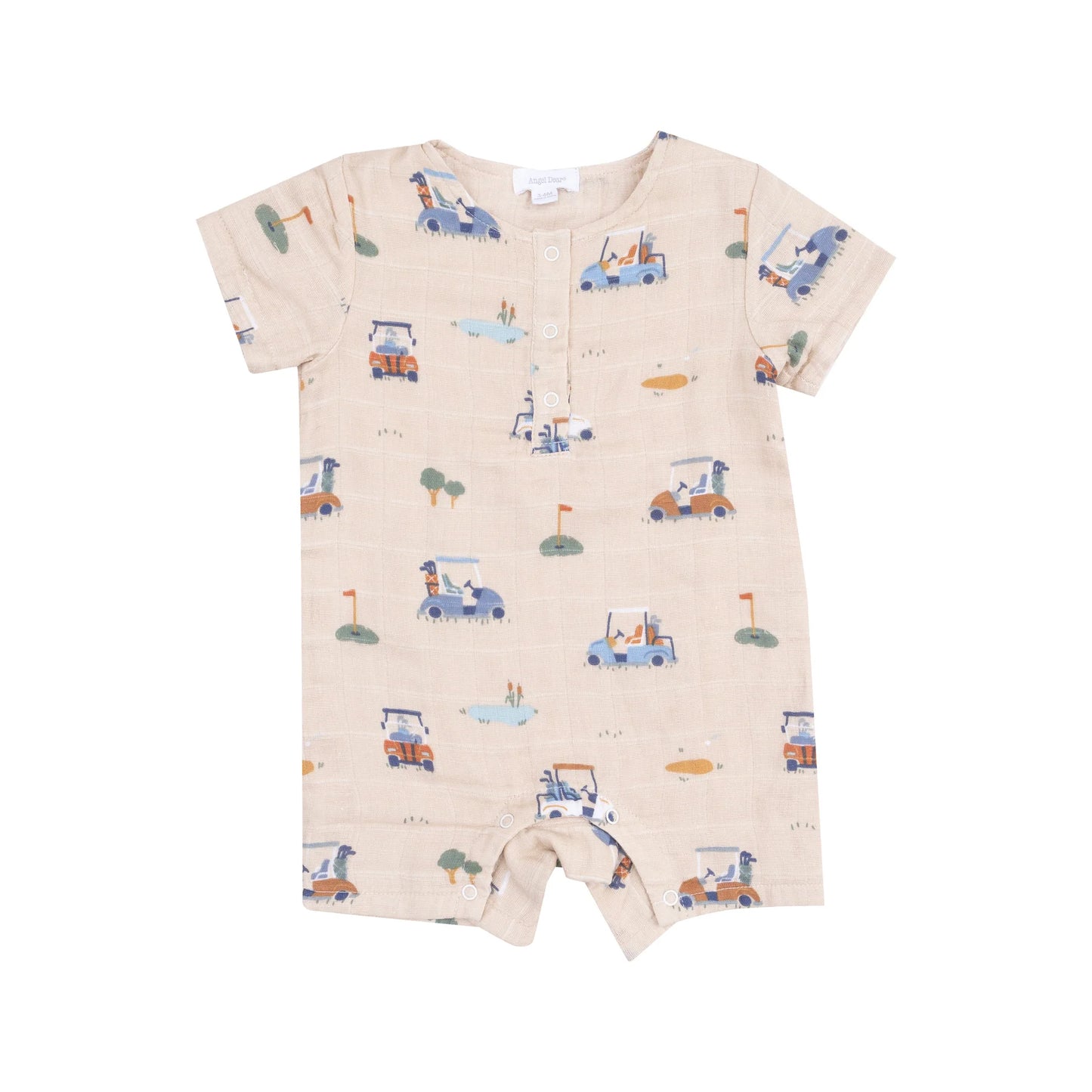 Shortie Romper || Golf Cart Print