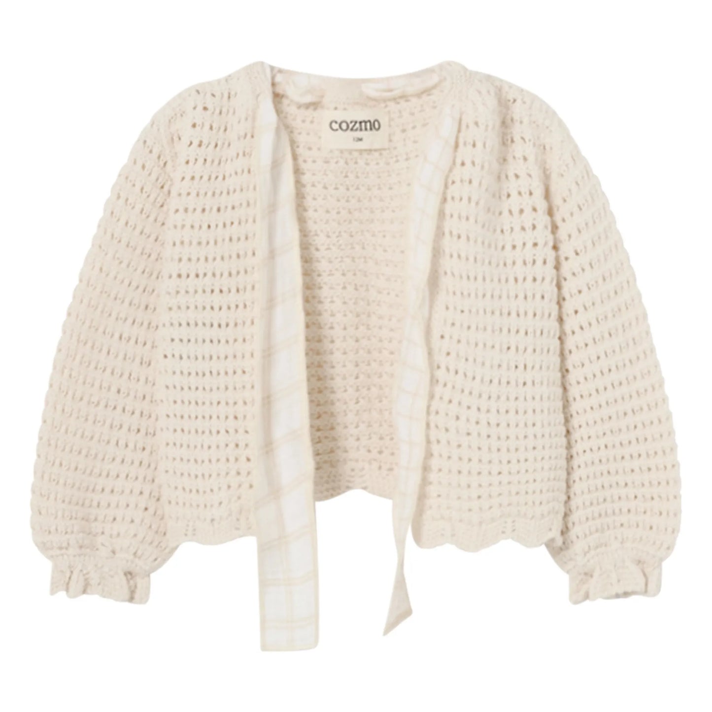 Cassandra Recycled Fiber Cardigan | Ecru