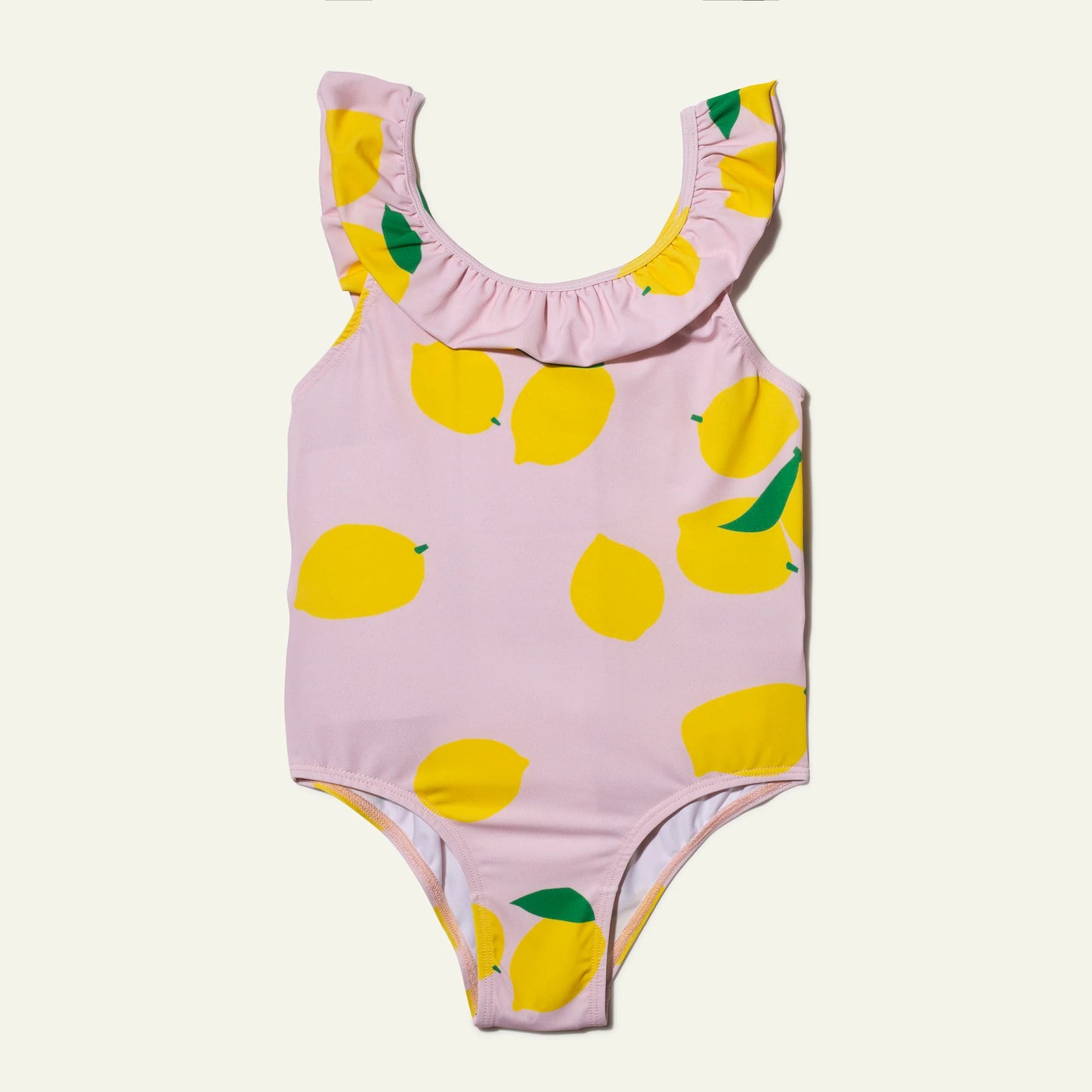 Girls Ruffle Swimsuit || Lemon