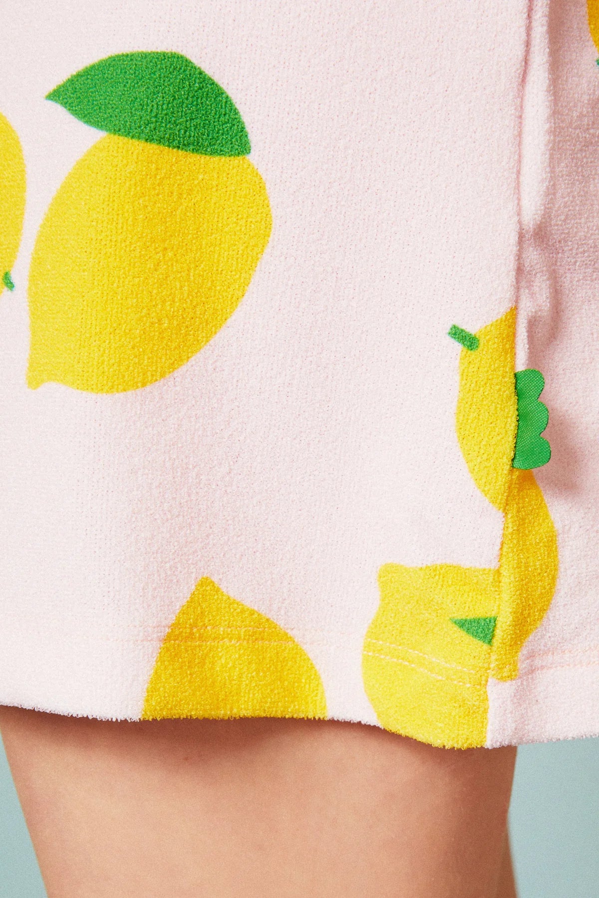 Girls Terrycloth Swim Cover-up || Lemons