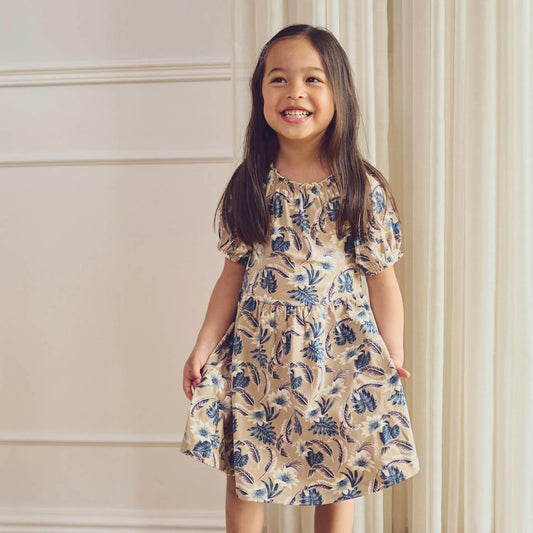 Lily Puff Sleeve Swing Dress