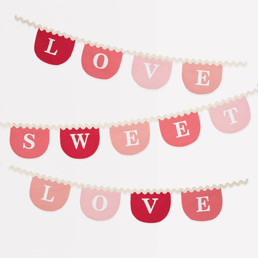 Valentine's Day Fabric Garland