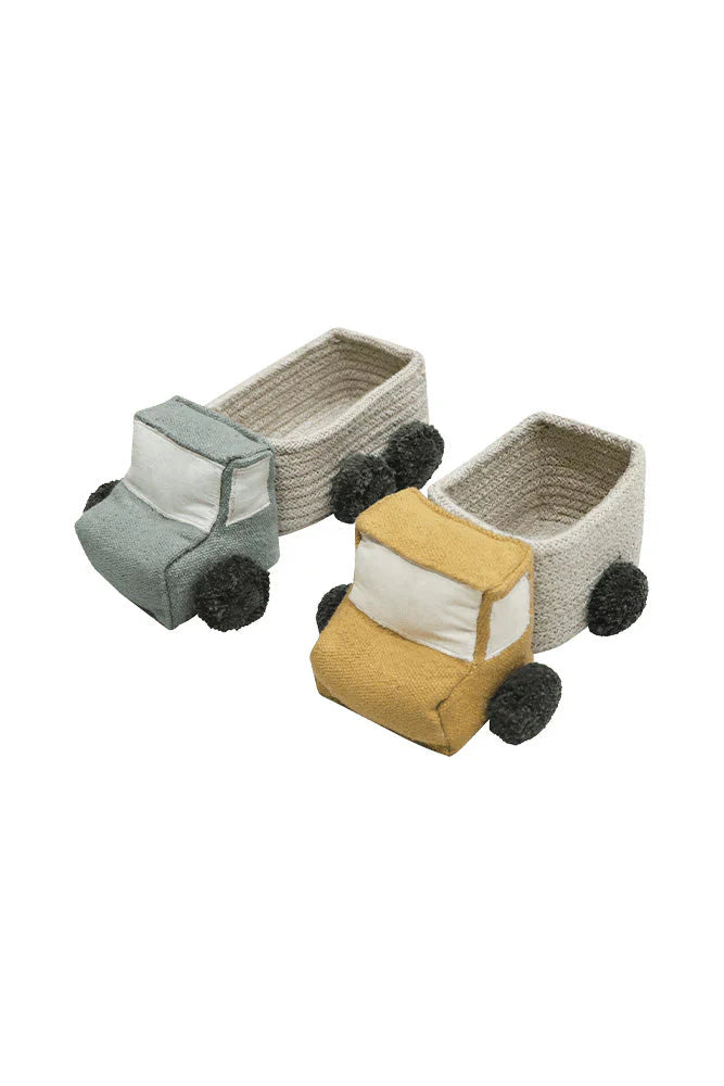 Mini Play Basket Trucks - Set of 2