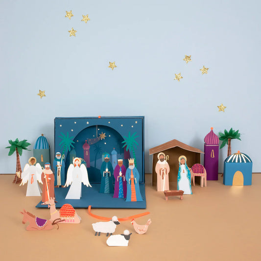 NATIVITY PAPER CRAFT ADVENT CALENDAR