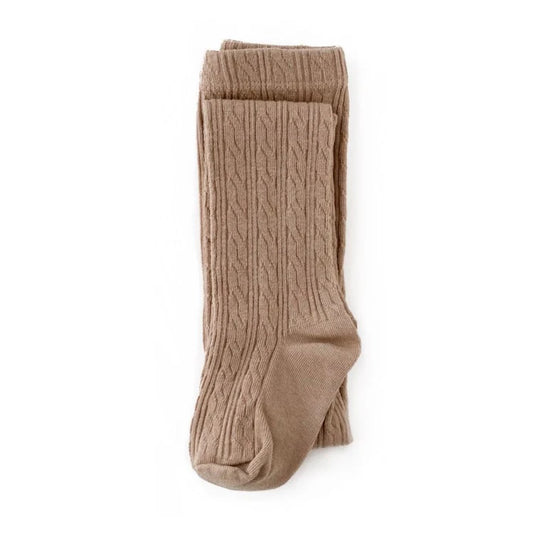 CABLE KNIT TIGHTS OAT