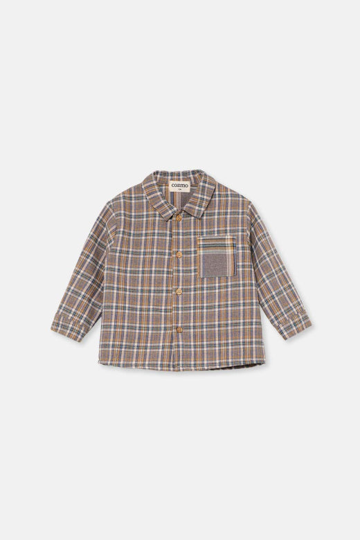 PLAID BABY SHIRT