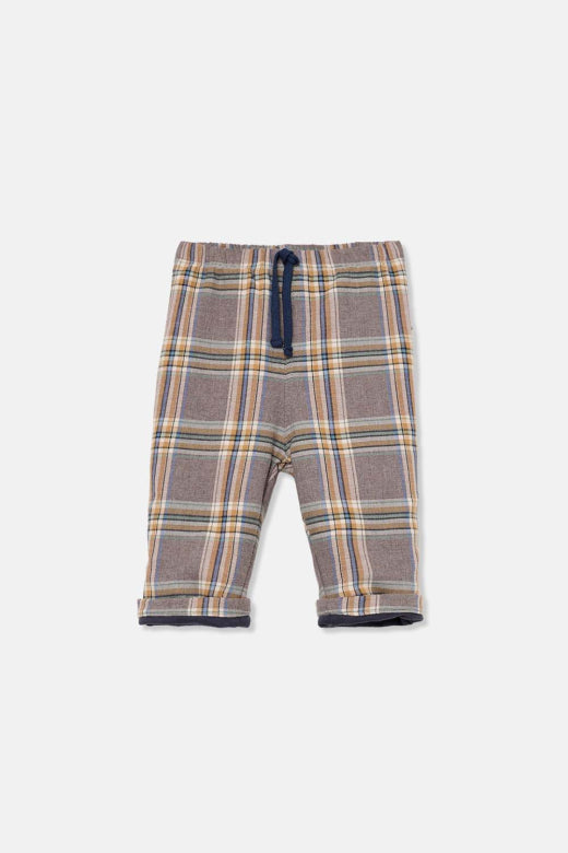 PLAID BABY PANTS