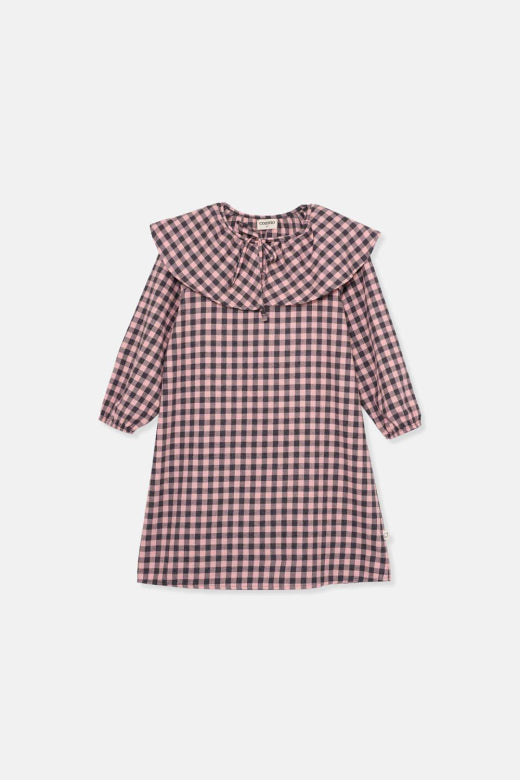 GINGHAM DRESS PINK