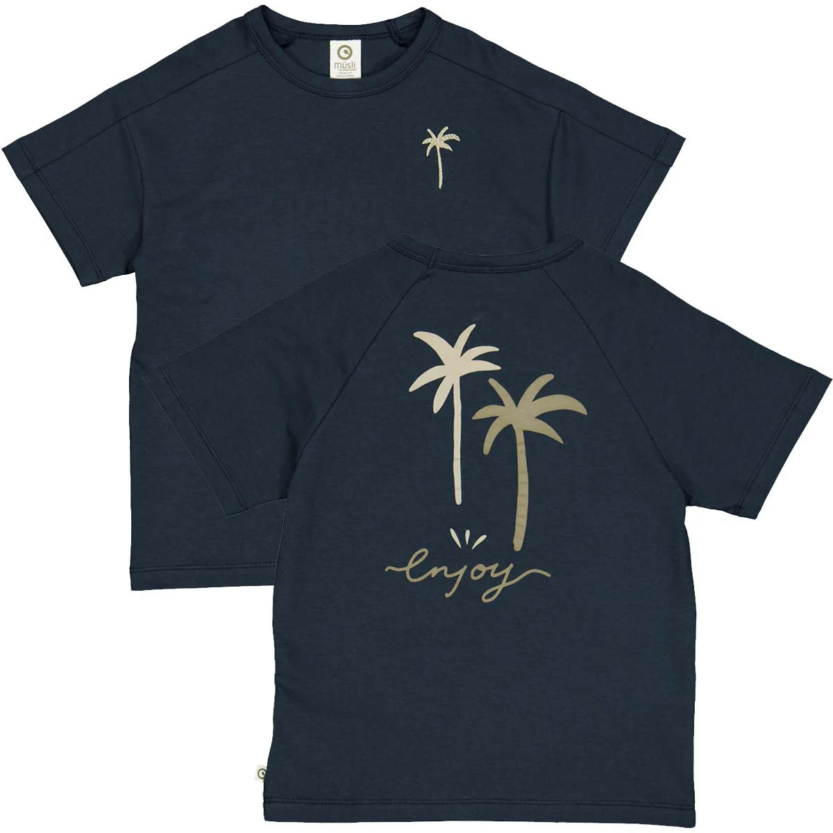 Palm T-shirt and Terry Shorts Set