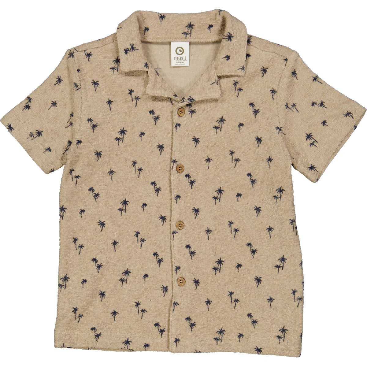 Palm Printed Shirt and Pant Set