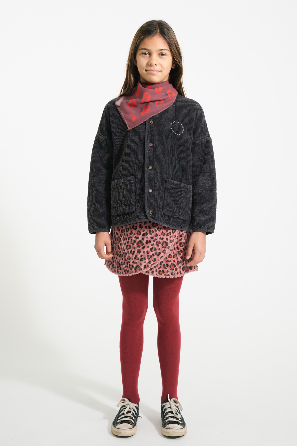 Short Skirt | Pink with Animal Print