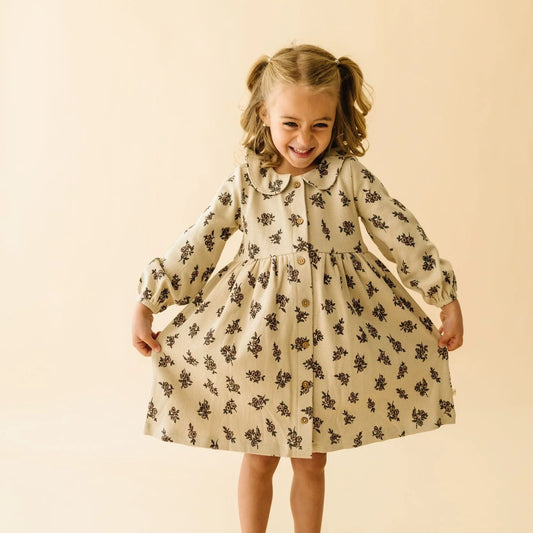 ORGANIC COLLARED DRESS POSY