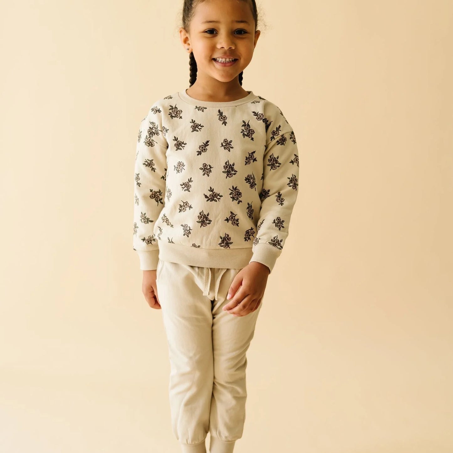 ORGANIC FLEECE SWEATSHIRT POSY