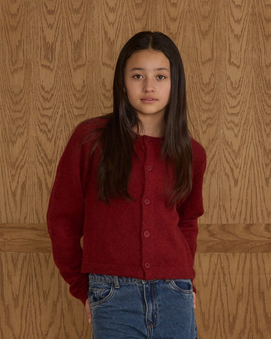 Fuzzy Cardigan || Ruby