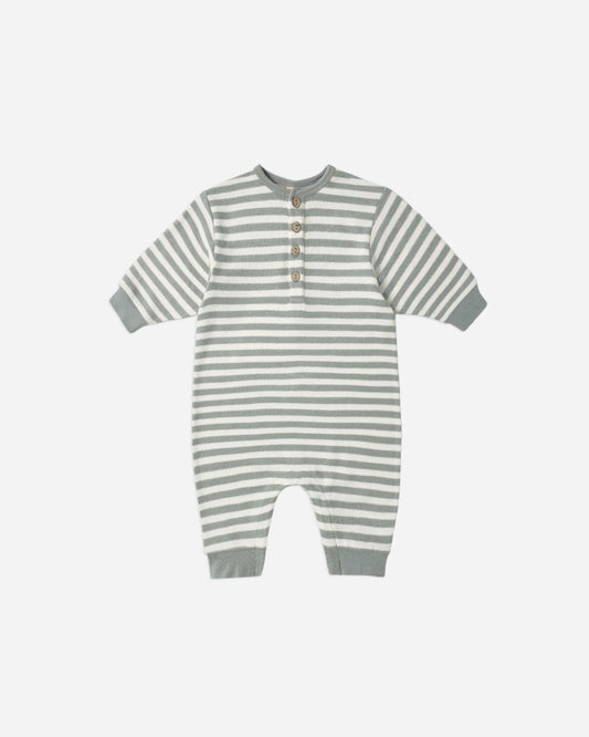Relaxed Jumpsuit || Blue Stripe
