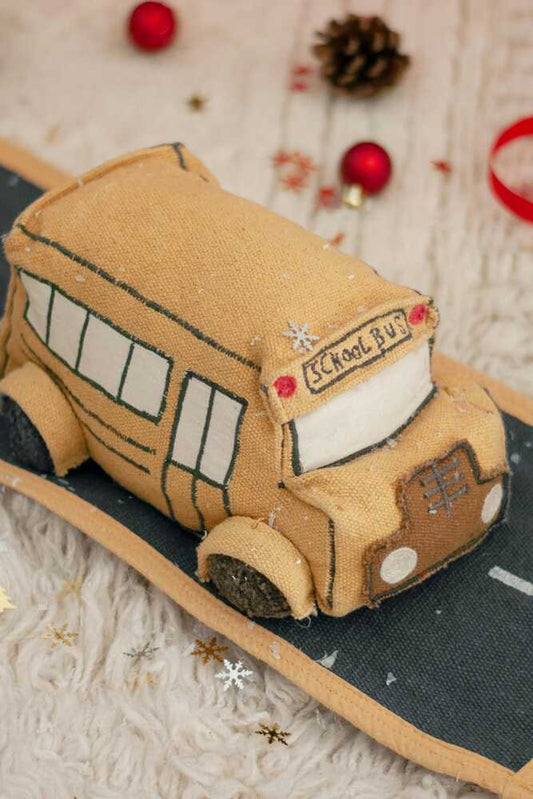 Ride & Roll School Bus Toy