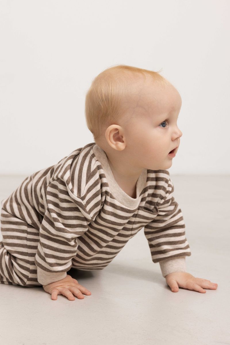 Modal Cotton Striped Romper