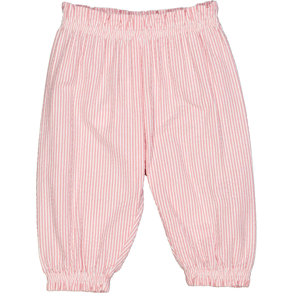 Seersucker Pink Stripe Frill Top and Pant Set