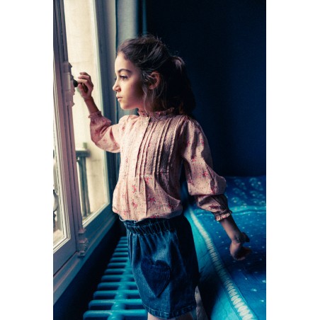 Teacher Skirt Washed Denim