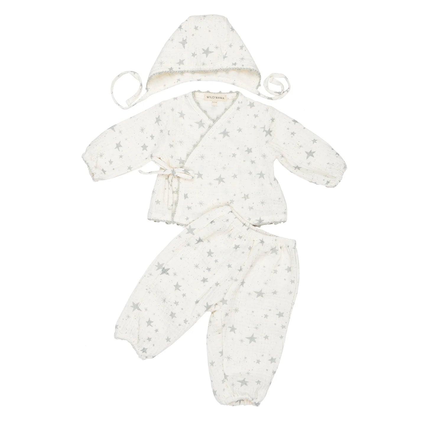 Gauze Three Piece Set || Stars