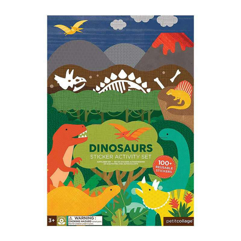 Petit Collage Dinosaur Sticker Activity Set
