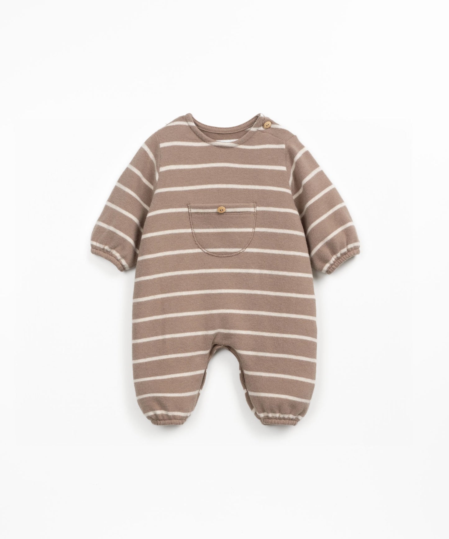 Striped Jumpsuit with Pocket