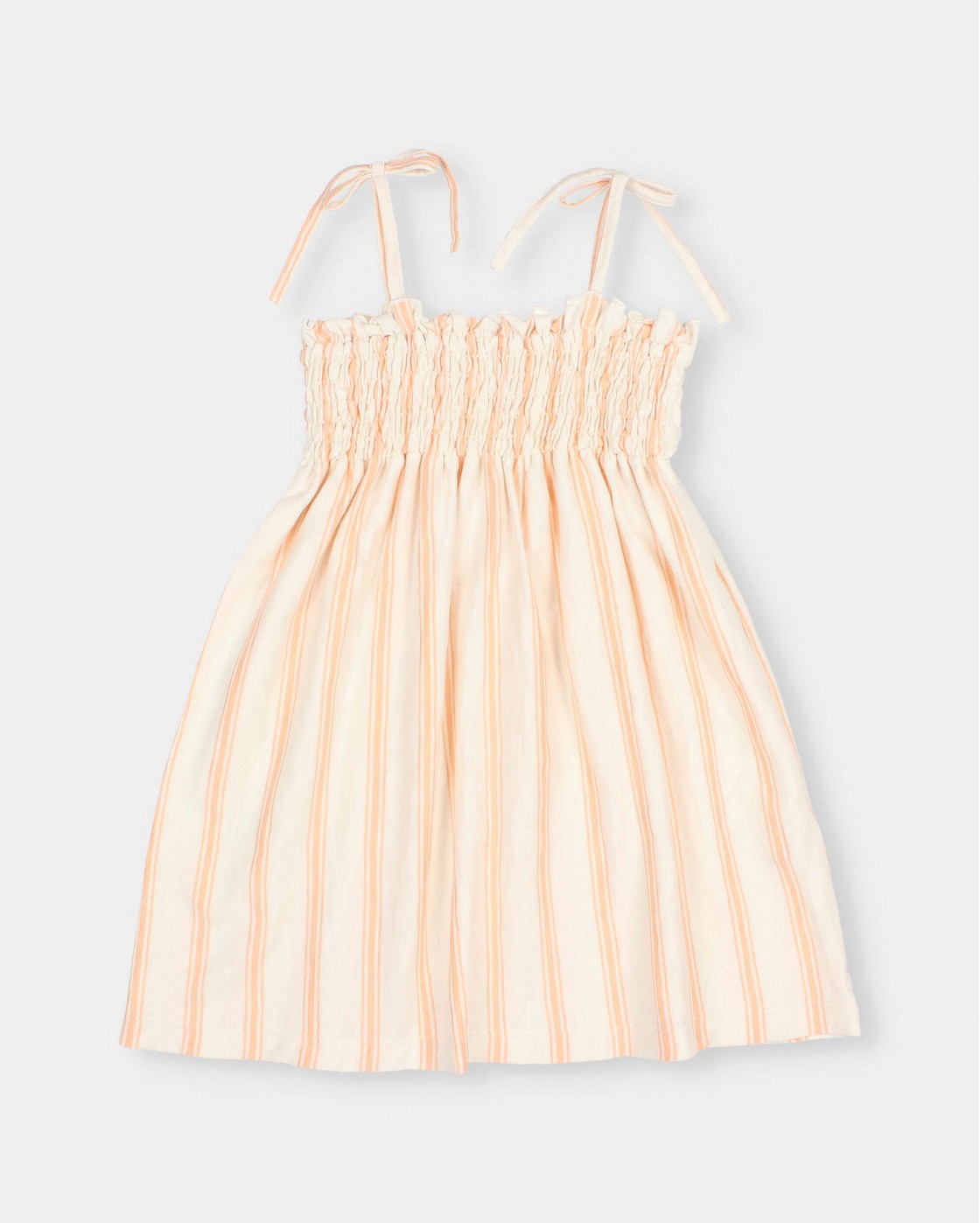 Stripes Dress || Apricot