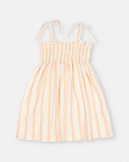 Stripes Dress || Apricot