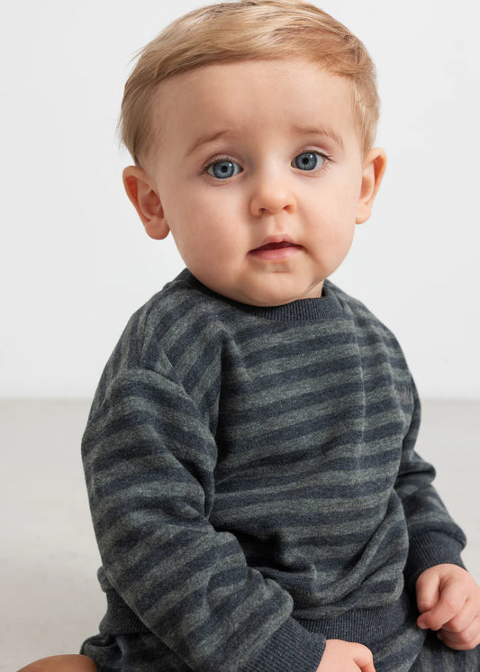 Tammas Sweat Set - Forest Stripe