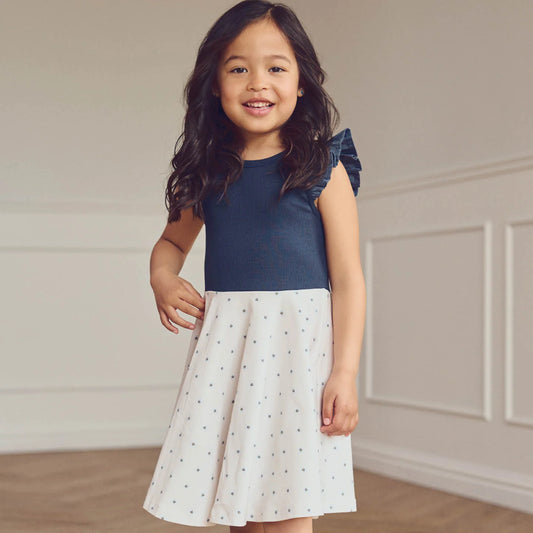 Daisy Printed Swing Dress