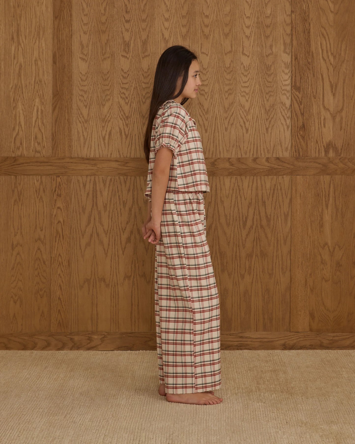 Ruffle Pajamas|| Holiday Flannel - Teen