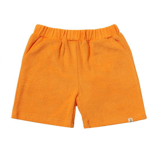 Terry Elastic Waist Short Tangerine