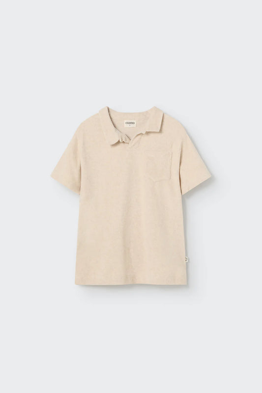 Organic Toweling Polo Shirt