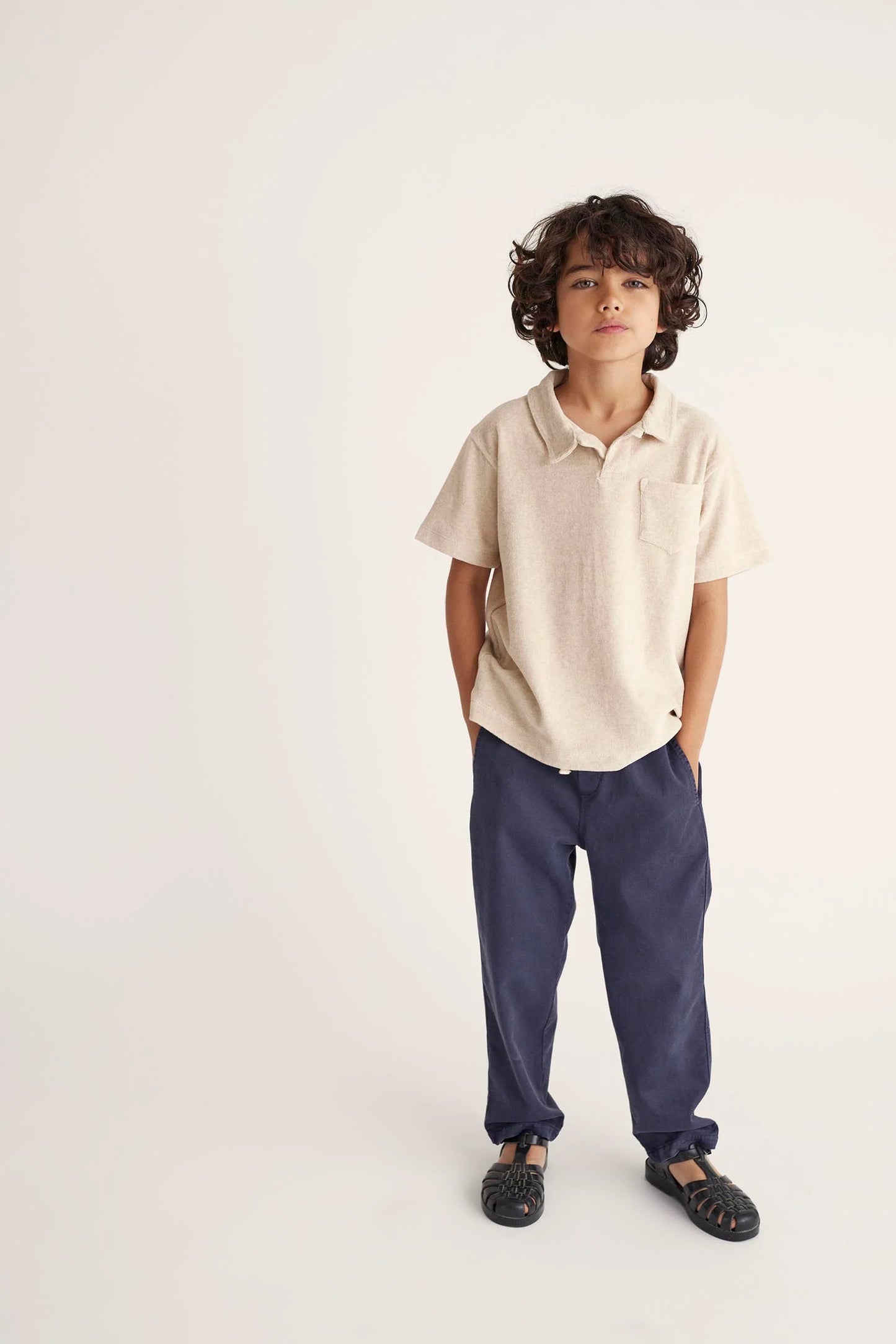 Organic Toweling Polo Shirt