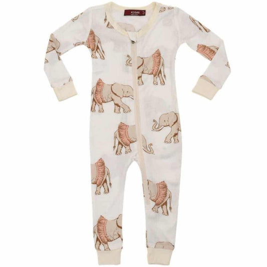 BAMBOO ZIP PJ TUTU ELEPHANT