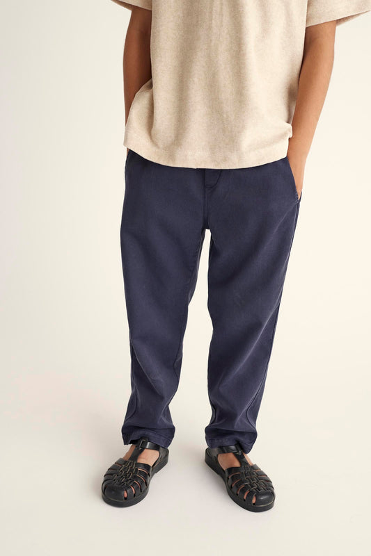 Light Twill Pant || Navy