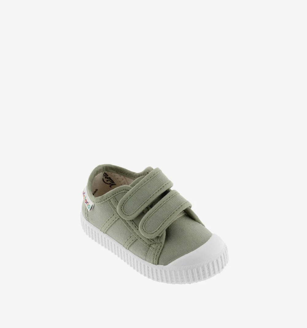 CANVAS STRAPS BASKETBALL SNEAKERS ALOE