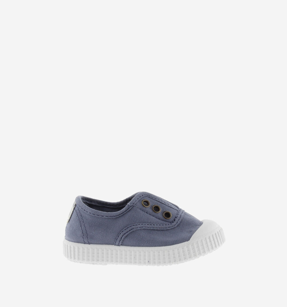 CANVAS ELASTIC PLIMSOLL AZUL